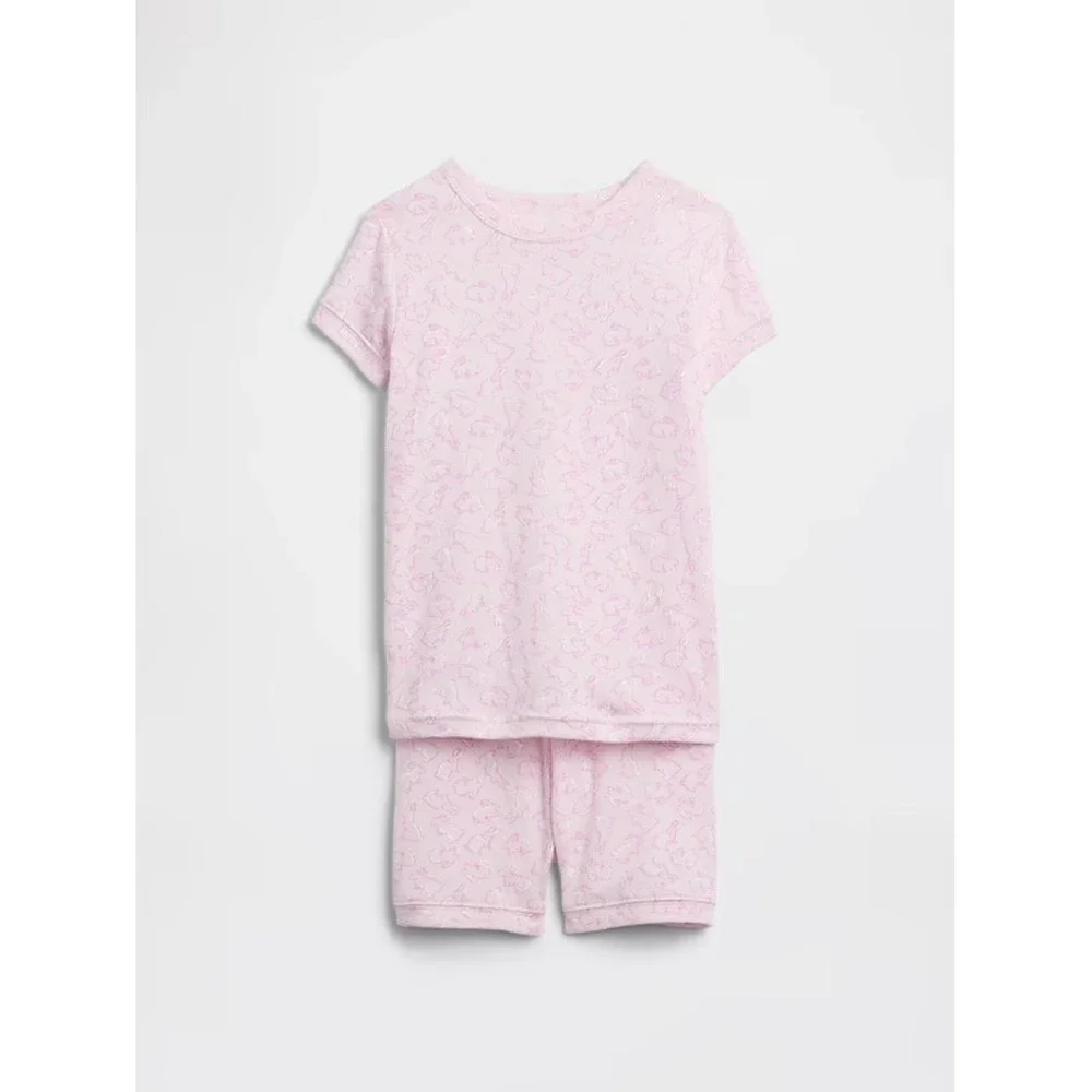 Baby Gap Pajama Set Pink Bunny Print Easter Spring Kids 5 Years 5T